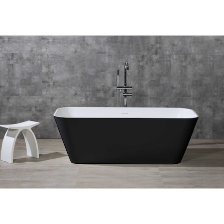 Alfi Brand 67.75 L, 31.25 W, Black and White, Resin AB9952BM